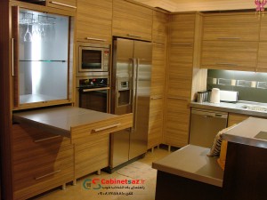 قیمت کابینت و نمونه ای از طراحی یک آشپزخانه با کابینت